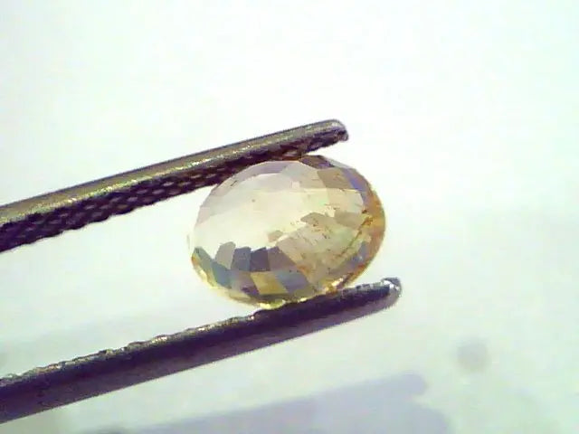 2.10 Ct 3.5 ratti Unheated Untreated Natural Ceylon Yellow Pukhraj