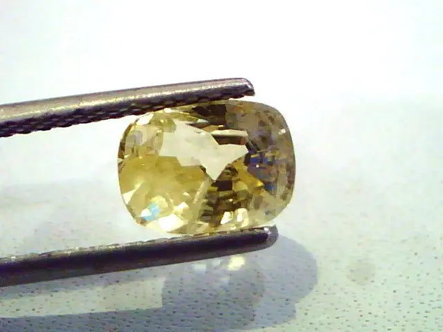 2.21 Ct Unheated Untreated Natural Ceylon Yellow Sapphire Gems