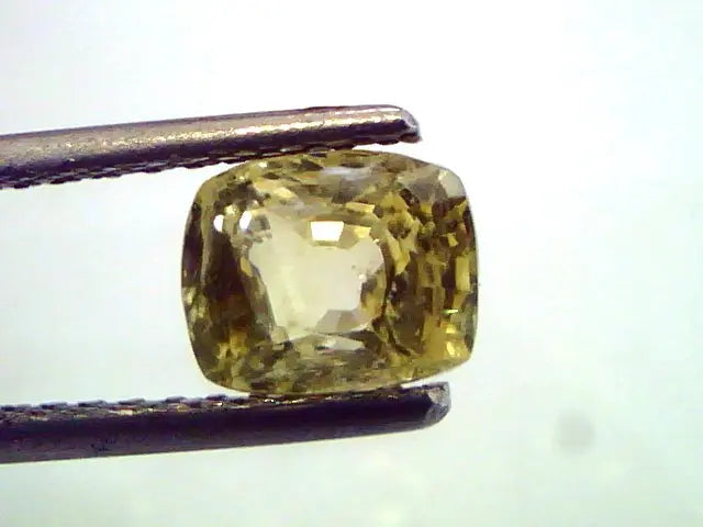 2.09 Ct Unheated Untreted Natural Ceylon Yellow Sapphire/Pukhraj