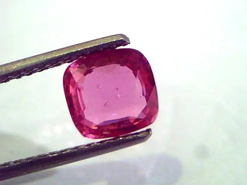 2.12 Ct Certified Unheated Untreated Natural Madagaskar Ruby Stone