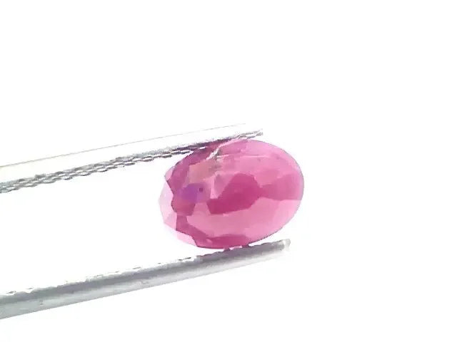 2.14 Ct Certified Unheated Untreated Natural New Burma Ruby - Venus Gems