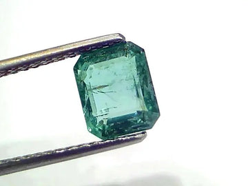 2.12 Ct GII Certified Untreated Natural Zambian Emerald Gemstone