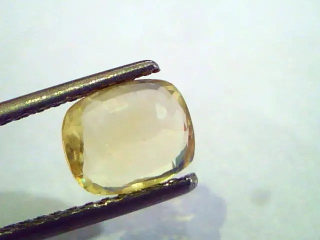 2.14 Ct Unheated Untreated Natural Ceylon Yellow Sapphire Pukhraj