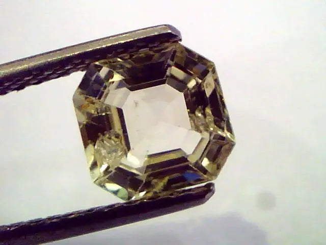 2.12 Ct Unheated Untreated Natural Ceylon Yellow Sapphire/Pukhraj