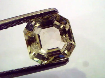 2.12 Ct Unheated Untreated Natural Ceylon Yellow Sapphire/Pukhraj