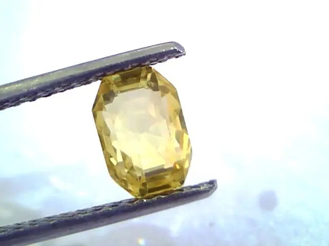 2.11 Ct Unheated Untreated Natural Ceylon Yellow Sapphire/Pukhraj