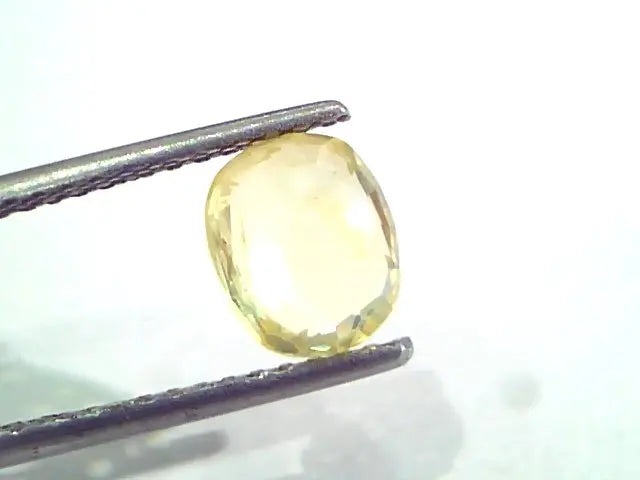 2.24 Ct Unheated Untreated Natural Ceylon Yellow Sapphire Pukhraj