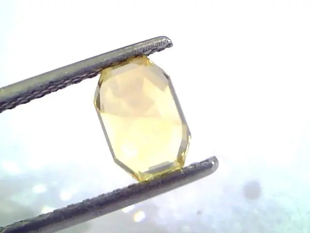 2.11 Ct Unheated Untreated Natural Ceylon Yellow Sapphire/Pukhraj