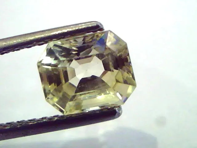 2.13 Ct Unheated Untreated Natural Ceylon Yellow Sapphire/Pukhraj