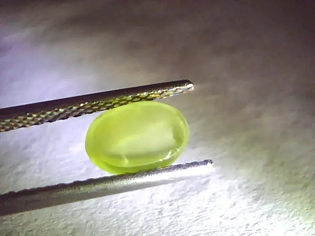 2.15 Ct Certified Untreated Natural Ceylon Chrysoberyl Cats Eye Gemstone