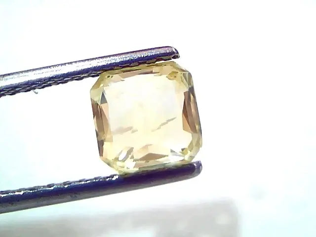 2.14 Ct IGI Certified Unheated Untreated Natural Ceylon Yellow Sapphire