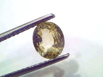 2.14 Ct Certified Unheated Natural Ceylon Yellow Sapphire Pukhraj – 2.35 Ratti