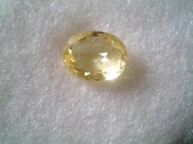 2.10 Ct Unheated Untreated Natural Ceylon Yellow Sapphire Guru