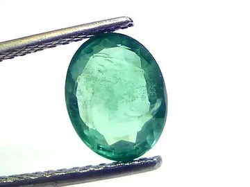 2.15 Ct Certified Untreated Natural Zambian Emerald Gemstones
