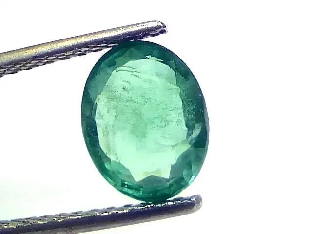 2.15 Ct Certified Untreated Natural Zambian Emerald Gemstones