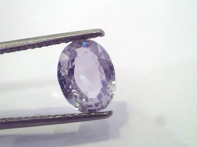 2.18 Ct Unheated Untreated Natural White Sapphire Gemstone