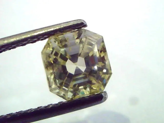 2.15 Ct Unheated Untreated Natural Ceylon Yellow Sapphire/Pukhraj