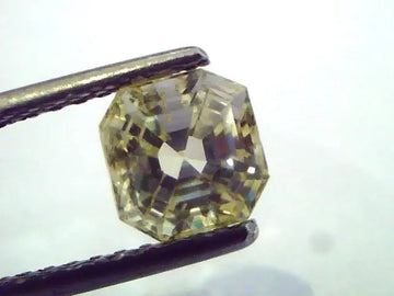 2.15 Ct Unheated Untreated Natural Ceylon Yellow Sapphire/Pukhraj