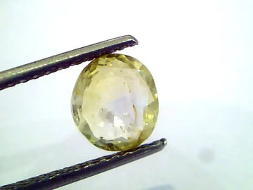 2.13 Ct Unheated Untreated Natural Ceylon Yellow Sapphire Pukhraj