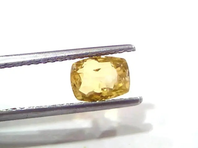 2.15 Ct Certified Unheated Untreated Natural Ceylon Yellow Sapphire Gems