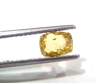 2.15 Ct Certified Unheated Untreated Natural Ceylon Yellow Sapphire Gems