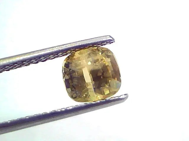 2.09 Ct Certified Unheated Untreated Natural Ceylon Yellow Sapphire