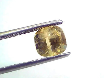 2.09 Ct Certified Unheated Untreated Natural Ceylon Yellow Sapphire