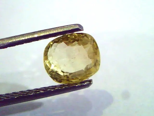 2.14 Ct Unheated Untreated Natural Ceylon Yellow Sapphire Gems