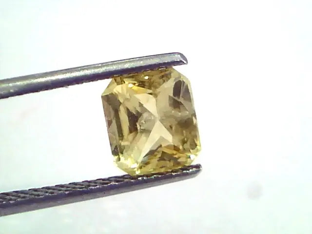 2.16 Ct Unheated Untreated Natural Ceylon Yellow Sapphire Pukhraj