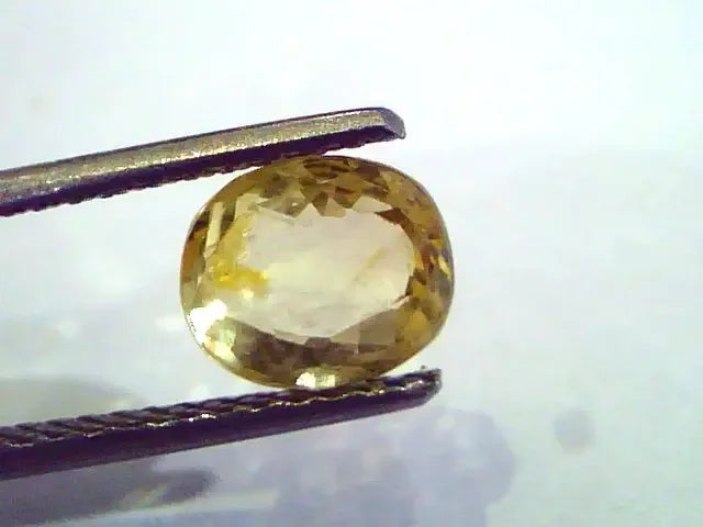 2.16 Ct Unheated Untreated Natural Ceylon Yellow Sapphire Gems - Venus Gems