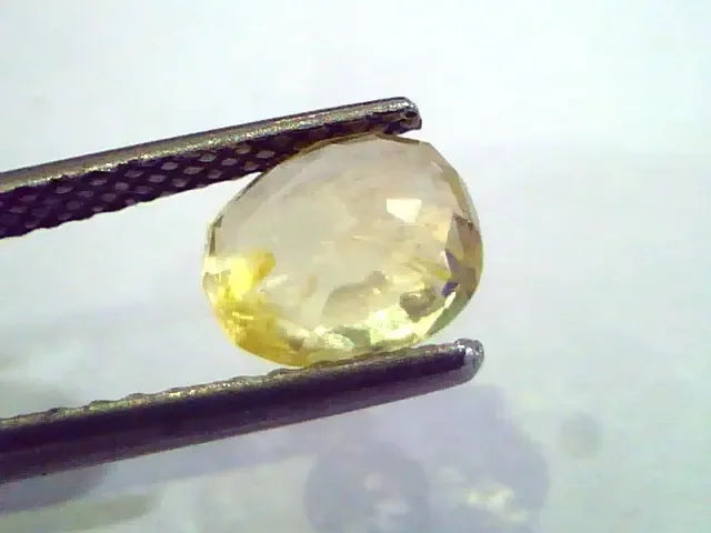 2.16 Ct Unheated Untreated Natural Ceylon Yellow Sapphire Gems - Venus Gems