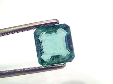 2.17 Ct GII Certified Untreated Natural Zambian Emerald Gemstone AAAAA