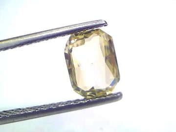 2.17 Ct Unheated Untreated Natural Ceylon Yellow Sapphire Pukhraj AAA