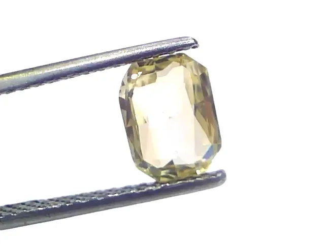 2.17 Ct GII Certified Unheated Untreated Natural Ceylon Yellow Sapphire - Venus Gems