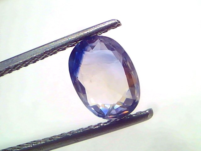 2.17 Carat 2.38 Ratti Certified Yellow Blue Pitambari Sapphire Pukhraj Neelam