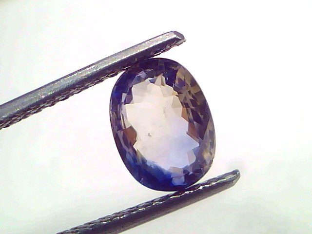 2.17 Carat 2.38 Ratti Certified Yellow Blue Pitambari Sapphire Pukhraj Neelam