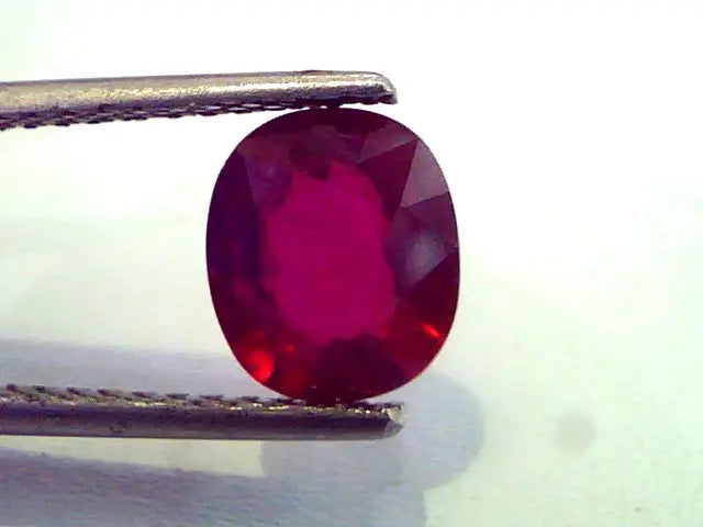 3.22 Ct Natural Ruby Gemstone Manek Gem for Sun (Heated)