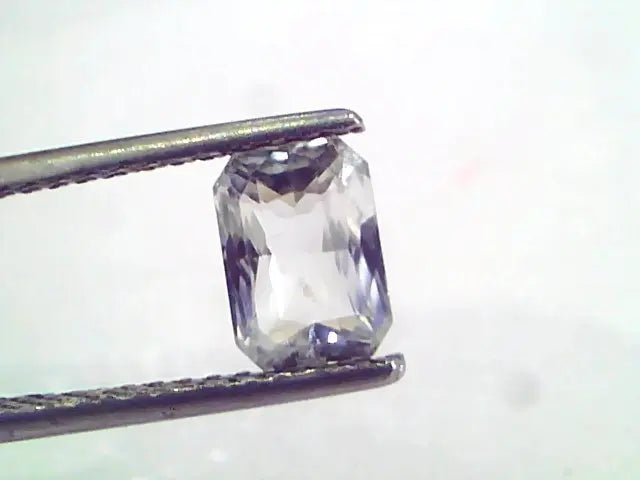 2.07 Ct Unheated Untreated Natural White Sapphire Gemstones AA