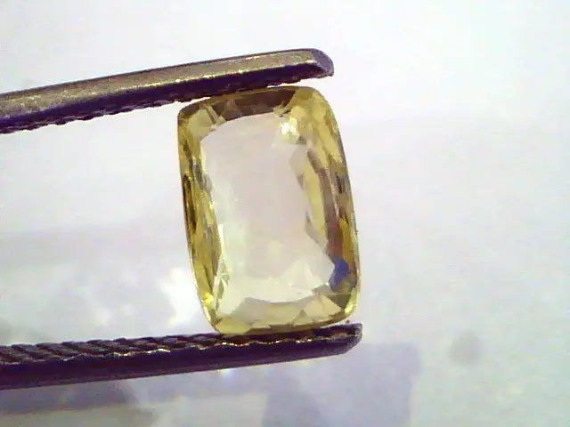 2.20 Ct Unheated Untreated Natural Ceylon Yellow Sapphire Gems