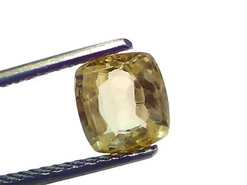 2.23 Ct Certified Unheated Untreated Natural Ceylon Yellow Sapphire Gems - Venus Gems