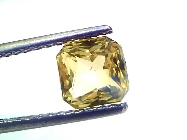 2.19 Ct Gii Certified Unheated Untreated Natural Ceylon Yellow Sapphire AAA