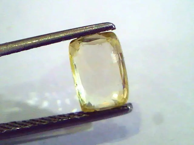 2.20 Ct Unheated Untreated Natural Ceylon Yellow Sapphire Gems