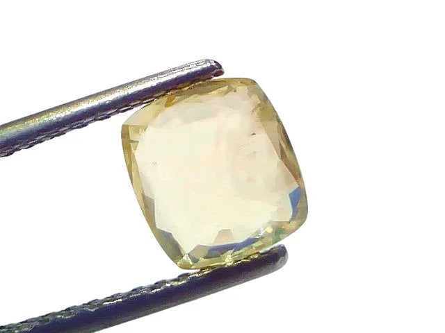 2.23 Ct Certified Unheated Untreated Natural Ceylon Yellow Sapphire Gems - Venus Gems