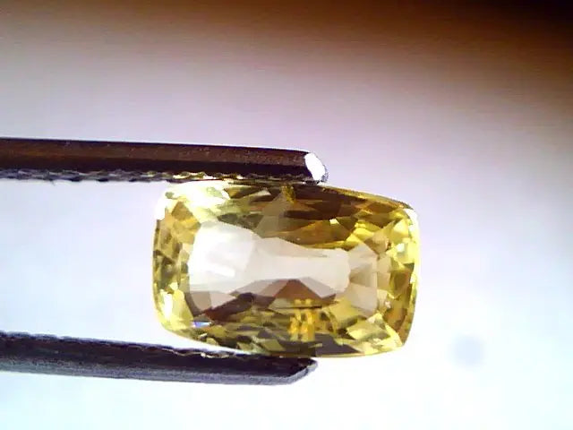 1.75 Ct Unheated Untreated Natural Ceylon Yellow Sapphire Gems