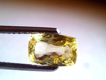 1.75 Ct Unheated Untreated Natural Ceylon Yellow Sapphire Gems