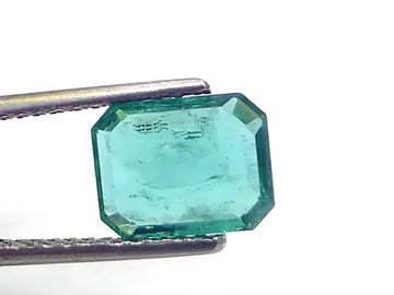 2.20 Ct IGI Certified Untreated Natural Zambian Emerald Gemstone AAA