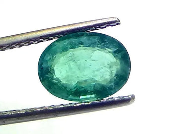 2.27 Ct Certified Untreated Natural Zambian Emerald Gemstones