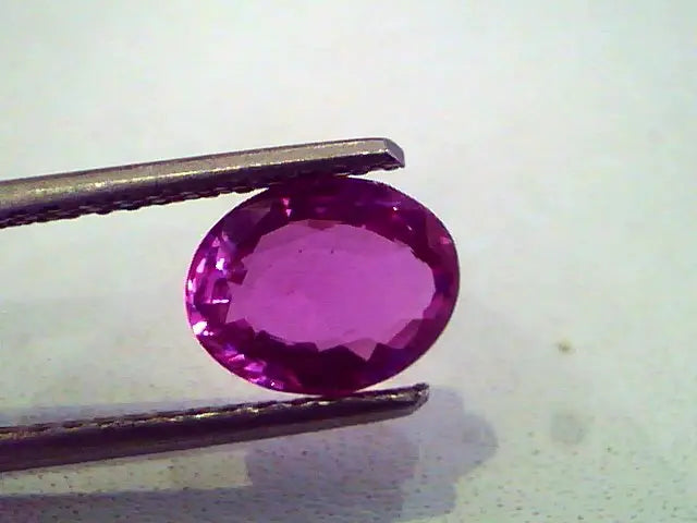 2.19 Ct IGI Certified Unheated Untreated Natural Pinkish Ruby **RARE**