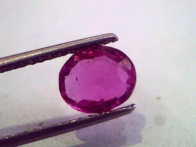 2.22 Ct IGI Certified Unheated Untreated Natural Pinkish Ruby **RARE**