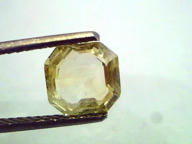 2.17 Ct Unheated Untreted Natural Ceylon Yellow Sapphire/Pukhraj